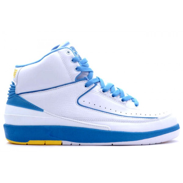 Exactly Fit Air Jordan 2 Retro Carmello Anthony Melo White/University Blue-Varisty Maize 308308-141 New Packaging